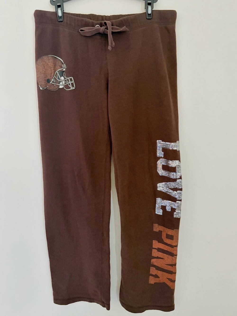 Victoria's Secret PINK NFL Cleveland Browns Sweatpants Size Small